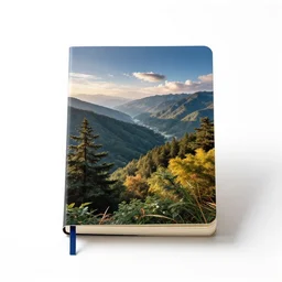 japanese notebook stack, studio product photography, isolated on a pure white background, centered, entire object in frame, sharp focus, soft studio lighting