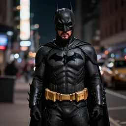 Keanu reeves in batman suit in gotham