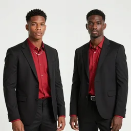anonymous in crimson and black color scheme