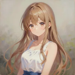 oil painting of a beautiful pretty pure kawaii cute lovely innocent elegant hot nice sweet girly feminine long hair anime waifu sister girl Trending on Pixiv