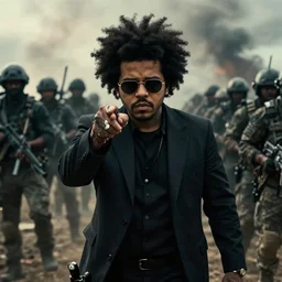 the weeknd leading an army, apocalypse now, associated press