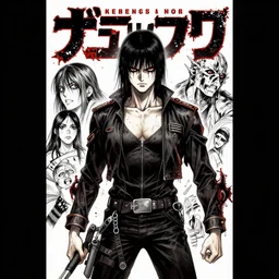 9 0 s seinen horror manga cover art