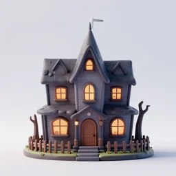 create spooky house