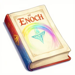 book of enoch, ocarina of time rainbow color scheme by greg rutkowski and tezuka and oi and mucha and bierstadt and remington, trending on artstation