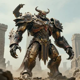 still frame from'gods vs celestials'movie, ancient mythological godkiller construct by titan, doomslayer epic biomechanical demon boss by beksinski and jakub rozalski