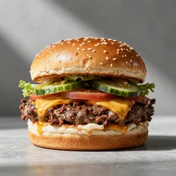 pulled-pork burger