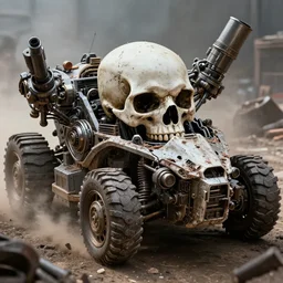 movie still of ww 3 skull vehicle machine battle chaos, intricately macerated by age, sentient, dethroned goliath machine, blood turbines, hydrocracking battles, rusted, macerated, eviscerated by fimbria wires, bicornate fungal pit, brass sheen rotting, by alberto bontempi, alex ross, shigeru komatsuzaki,