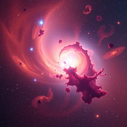 floral nebula interstellar nasimage binary image