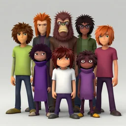 the gorillaz band as humans