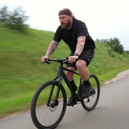 Skrillex on a bike, trail cam footage