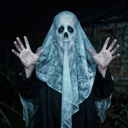 Derek Acorah as a ghost on Most Haunted