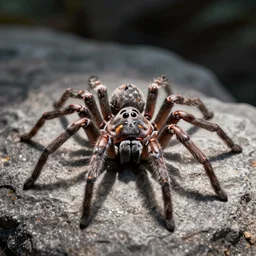 a flatuent spider looking surprised