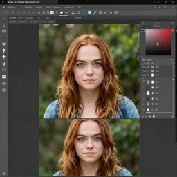 Emma Stone in Stranger Things, XF IQ4, 150MP, 50mm, f/1.4, ISO 200, 1/160s, natural light, Adobe Lightroom, DxO Photolab, Corel PaintShop Pro, rule of thirds, symmetrical balance, depth layering, polarizing filter