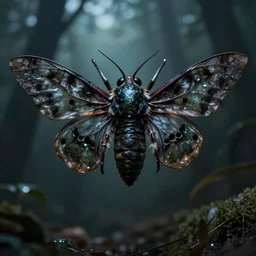 creepy moths darkart creepy 8k hyperrealism