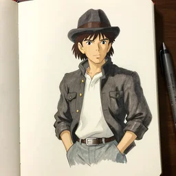 hayao miyazaki sketch of stan lee