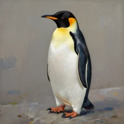 penguin by edwin austin abbey