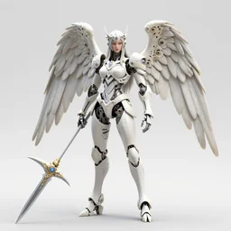 complex 3 d render hyper detailed ultra sharp full length of a beautiful ornate biomech valkyrie princess angel of death holding a scythe, gorgeous, bone wings, steampunk, d & d, medieval dark fantasy, battle armor, fiery aura, dynamic, intricate, zbrush, octane render, 8 k, hd, cinematic, resin, rim light, symmetrical, proportional, art by takeshi obata & satoshi kon & artgerm & billelis & wlop & hirohiko araki