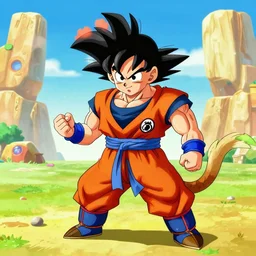 goku from dragon ball z in the world of banjo - kazooie on n 6 4