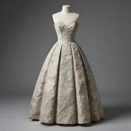 a dress made of stone