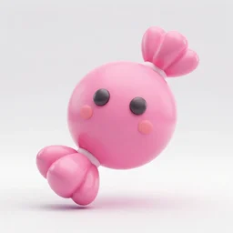 pink candy 3 d render