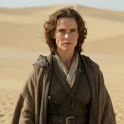 Sigourney Weaver as a Fremen in Dune, realistic, detailed