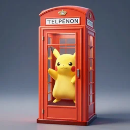 pokemon that looks like a phone booth, trending on artstation unrealengine pokemon