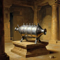 indiana jones stealing a catalytic convertor, that is on a trapped pedastal, from inside a temple, painted by greg rutkowski