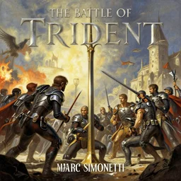 The battle of the Trident by Marc Simonetti