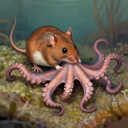 hybrid of mouse and octopus
