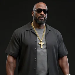 a 3 d render of rick ross