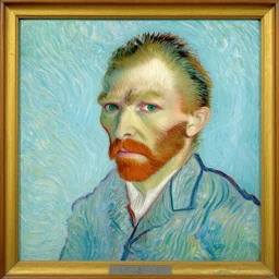 van gogh self portrait,