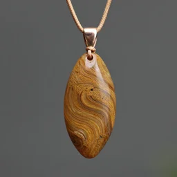 tree sap necklace with pendant made of real bird poop swirled into it