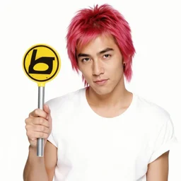 photo of jeffree star in the 2 0 0 0 s with pink red hair holding a 🚬