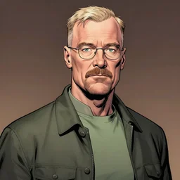 walter white in a comics book, comics