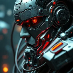 closeup beautiful cyberpunk tron mass effect warrior, a lot of cables and wires around, by ayami kojima, by francis bacon, by amano, by karol bak, greg hildebrandt, by mark brooks, by alex grey, by zdzisław beksinski, by takato yamamoto, vintage, 8 k, ultra detailed, 8 0's sci - fi
