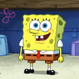Spongebob in cannibal corpse album style