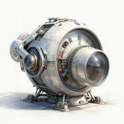 a sketch of the time machine project ultrarealistic, 4 k, real engine 5