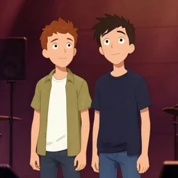 greg heffley on stage with weezer