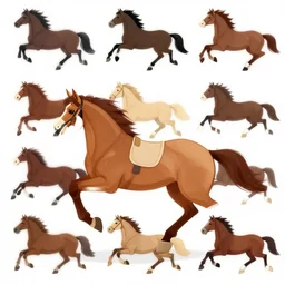 spritesheet horse animation