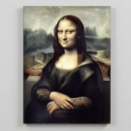 A painting of Mona Lisa in style of banksy, grayscale painting, high quality, 8k