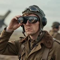Rasputin wearing WWII pilot googles in a Mad max movie , 8k hd dof, award-winning photo