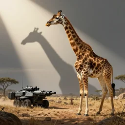 Giraffe playing war thunder