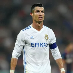 epic face portrait cristiano ronaldo after scoring a goal, hard rain, michael whelan