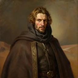 an oil painting portrait of the Barron Harkonnen from the novel Dune by Karl Bryullov