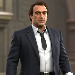 Silvio Berlusconi in Yakuza videogame, 8k trending on artstation