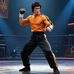 bruce lee in mortal kombat mp 4