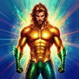 symmetry!! stunning portrait of aquaman!! by victo ngai, kilian eng vibrant colours, dynamic lighting, digital art, winning award masterpiece, fantastically beautiful, illustration, aesthetically inspired by beksinski and dan mumford, trending on artstation, art by greg rutkowski, 8 k