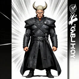 a full body shot of Night King of Game of Thrones by Kubo Tite,Bleach manga style,small horns, detailed,artstation,manga, two arms and to legs, centered, perfect face,direct gaze, perfect composition, winning award