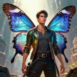 epic professional digital art of 🦋🧔,best on artstation, cgsociety, wlop, Behance, pixiv, astonishing, impressive, outstanding, epic, cinematic, stunning, gorgeous, much detail, much wow, masterpiece.