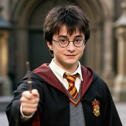 Harry Potter as a Japanese anime 4K quality super realistic
